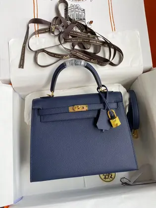 HN 25 Sellier Navy Epsom — Hermès Handbags sample