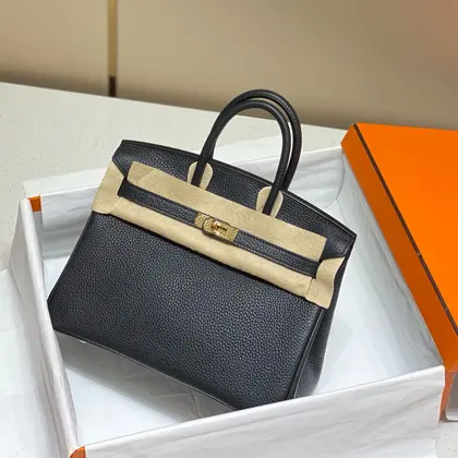 HN 30cm in Black Togo Leather Gold Hardware — Hermès Handbags sample