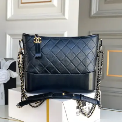Chanel Gabrielle Small Hobo Bag Handbag Soft Leather 28cm — Chanel Handbags sample