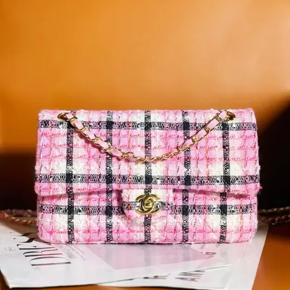 Chanel Mini Rectangular Flap Bag Pink, White and Black — Chanel Handbags sample