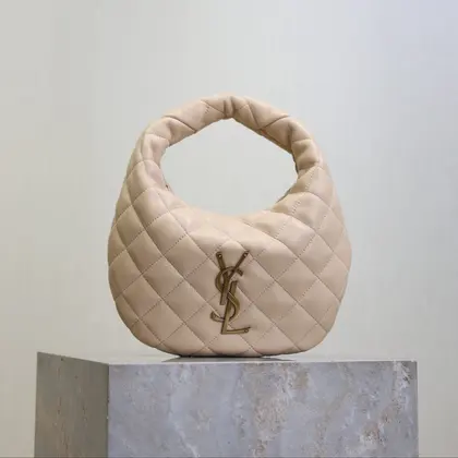 YSL Icarino 17 in Beige Quilted Gold Hardware — Saint Laurent Handbags sample