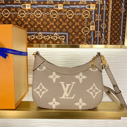 Louis Vuitton LV Bagatelle Monogram Like Auth Handbags 24x18cm — Louis Vuitton Handbags sample