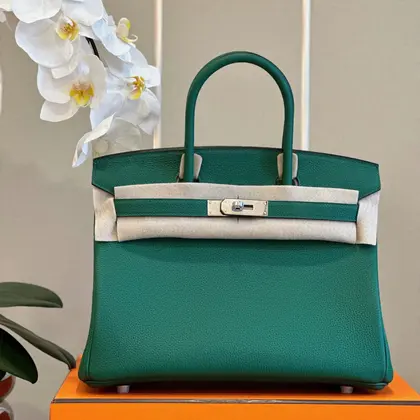 HN 30 Dark Green Palladium Hardware — Hermès Handbags sample