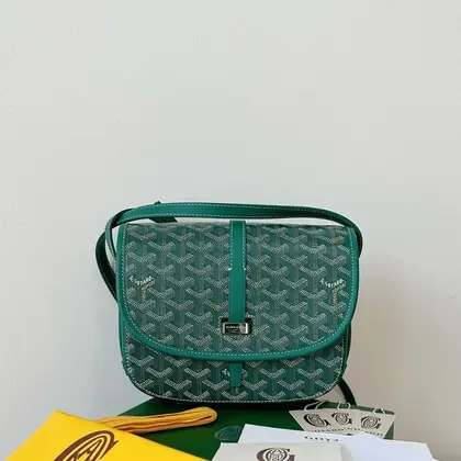 Goyard Super Green Handbag With Pattern 22x16x7cm — Goyard Handbags sample