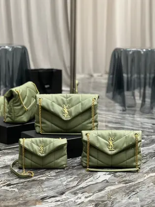 Saint Laurent loulou puffer toy quilted leather shoulder bag — Saint Laurent Handbags sample