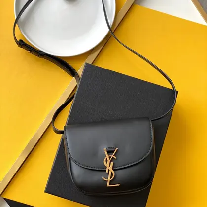 YSL Kaia Small Satchel in Smooth Leather — Saint Laurent Handbags sample