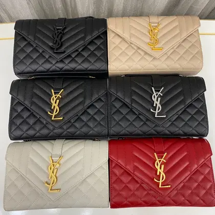 Saint Laurent Envelope Bag Small Black — Saint Laurent Handbags sample
