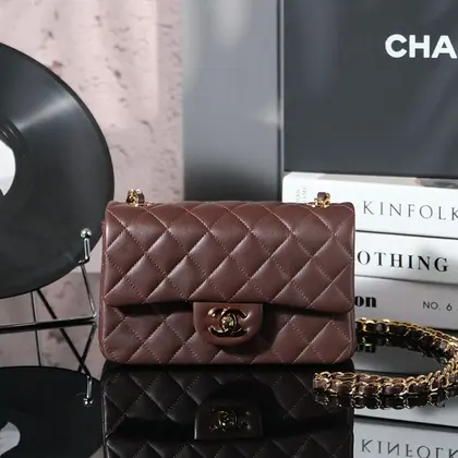 Chanel classic Mahroon colour with gold hardware — Chanel Handbags sample