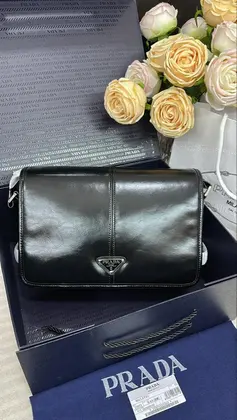 Prada Leather shoulder bag — Prada Handbags sample