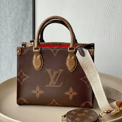 Louis Vuitton LV On The Go Like Auth Handbags LV Pattern 25x19x11.5cm — Louis Vuitton Handbags sample