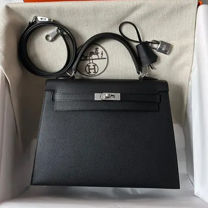 HN 25 Black Epsom — Hermès Handbags sample
