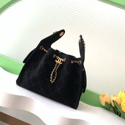 Chanel 25 small handbag, Grained calfskin & gold-tone — Chanel Handbags sample