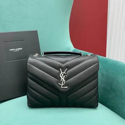 YSL Loulou Small with sliver hard 1:1 Top Quality replica Bag — Saint Laurent Handbags sample
