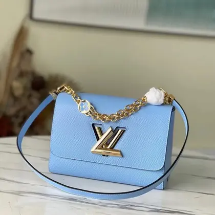 Louis Vuitton LV Twist Like Auth Woman’s Blue Handbags 24cm — Louis Vuitton Handbags sample