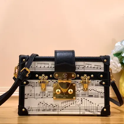 Louis Vuitton LV Petite Musical Pattern Like Auth Handbags 20×12.5x5cm — Louis Vuitton Handbags sample