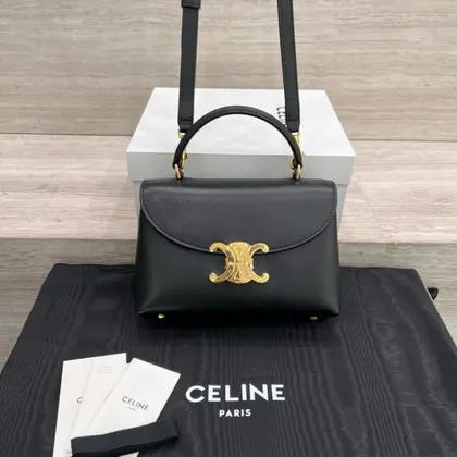 Celine Teen Nino Bag in Black — Celine Handbags sample