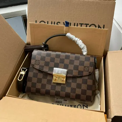 Louis Vuitton LV Croisette Like Auth Brown Handbags 25.5cm — Louis Vuitton Handbags sample