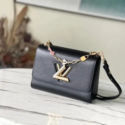 Louis Vuitton LV Twist Mini Like Auth Lock Gold Handbags 23x17x9.5cm — Louis Vuitton Handbags sample