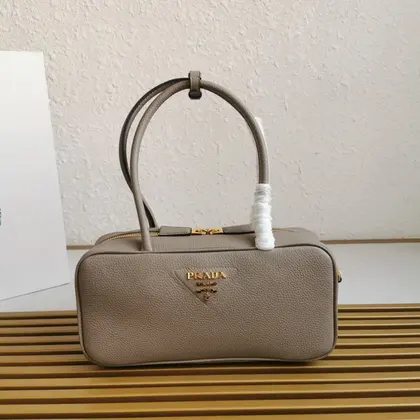 Prada Medium Leather Top-Handle Bag — Prada Handbags sample