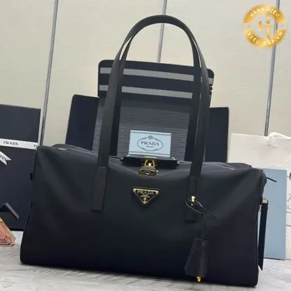 Prada brand black large leather handbag GF564 — Prada Handbags sample