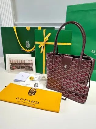 Goyard Anjou Mini in Burgundy — Goyard Handbags sample