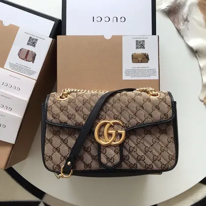 Gucci GG Marmont GG Shoulder Bag Small — Gucci Handbags sample