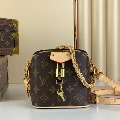 Louis Vuitton Monogram Pattern Super Premium Handbag 14x13x11cm — Louis Vuitton Handbags sample