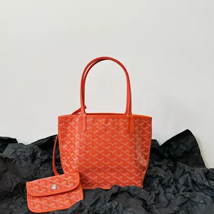 Goyard Anjou Reversible Tote Coated Canvas Mini — Goyard Handbags sample