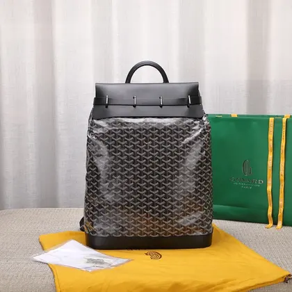 Goyard Steamer GM Black Leather Travel — Goyard Handbags sample
