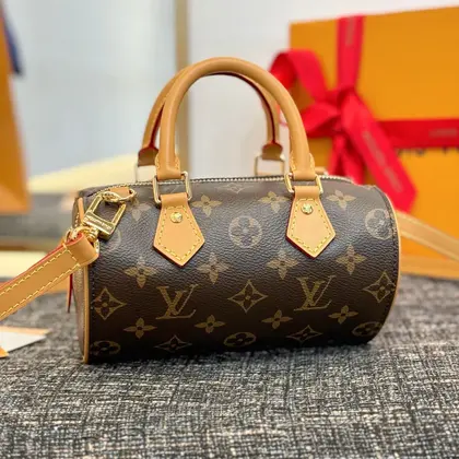 LV Nano Speedy Monogram Handbag — Louis Vuitton Handbags sample