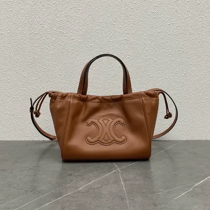 Celine Cabas Brown Soft Leather 22x17x15cm — Celine Handbags sample