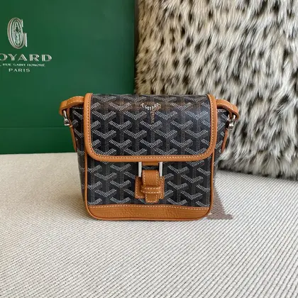 Goyard Black Coated Canvas Mini Cross-Body Bag — Goyard Handbags sample