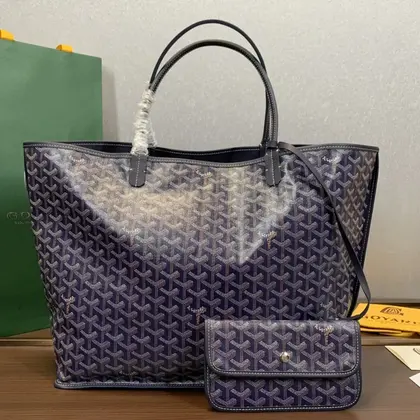 Goyard Navy Blue Anjou GM Tote bag — Goyard Handbags sample