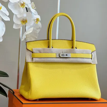 HN 30 Amber Yellow Palladium Hardware — Hermès Handbags sample