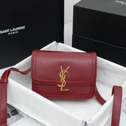 Saint Laurent YSL Solferino Small Leather Satchel Shoulder Bag — Saint Laurent Handbags sample