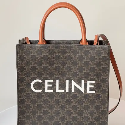 Celine Tote Triomphe Canvas Super Quality Handbag 28x32cm — Celine Handbags sample
