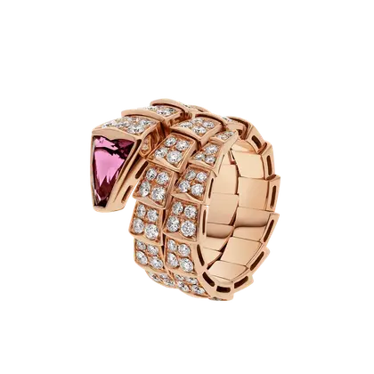 Bulgari Inspired Serpenti Viper Ring — Bvlgari Jewelry sample