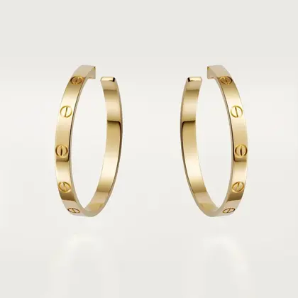 Cartier Inspired LOVE earrings — Cartier Jewelry sample