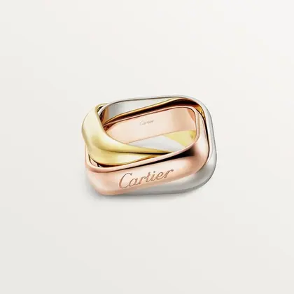 Cartier Inspired Trinity cushion ring, Large model — Cartier Jewelry sample