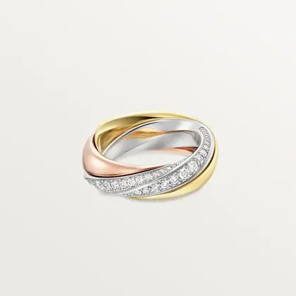 Cartier Inspired Trinity Ring — Cartier Jewelry sample