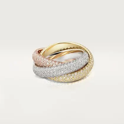 Cartier Inspired Trinity ring, large model — Cartier Jewelry sample