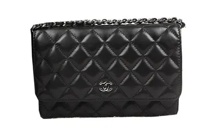 Chanel mini Flap Bag CHA33814 Black Original Sheepskin Leather Silver HY11193Pu45 — Chanel Handbags sample