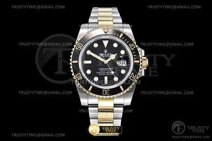 Submariner 116613LN 904L YG SS Black GMF V2 VR3135 — Rolex Watches sample