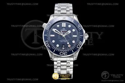 OMG0750A – Seamaster 300m 2018 SS SS Blue JVS Asia 8800 — Omega Watches sample