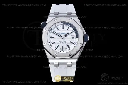 Royal Oak Diver 15707CE CER RU White APSF A3120 — Audemars Piguet Watches sample