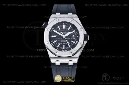 Royal Oak Offshore Diver 15703 SS RU Black APSF MY9015 — Audemars Piguet Watches sample