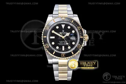 Submariner 116613LN 904L YG SS Black ARF V3 A2824 — Rolex Watches sample