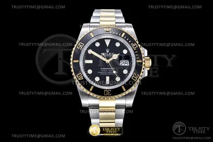 Submariner 116613LN 904L YG SS Blk CLEAN VR3135 — Rolex Watches sample