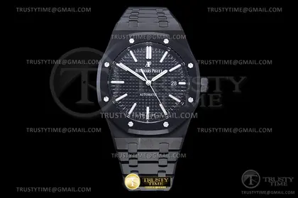 AP0649D – Royal Oak 41mm 15400 DLC DLC Black ZF A3120 — Audemars Piguet Watches sample