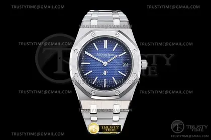 AP0733 – Royal Oak Jumbo 15202IP SS SS S-Blue ZF A2121 — Audemars Piguet Watches sample